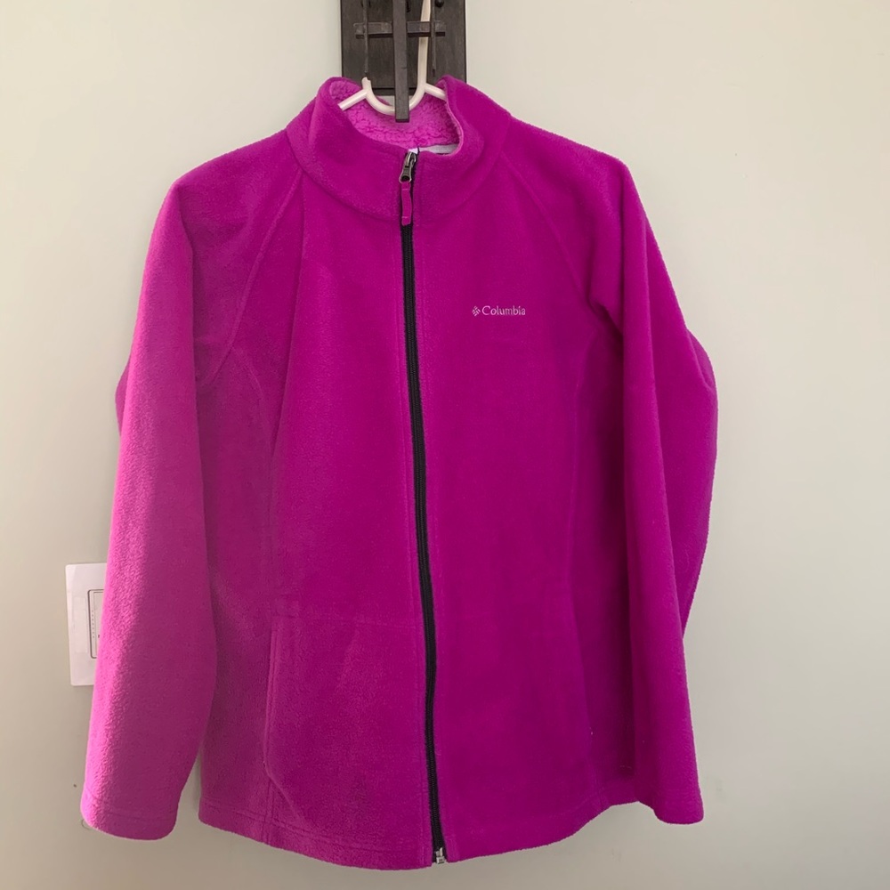 Junior Columbia sweater fleece full zip size Xl